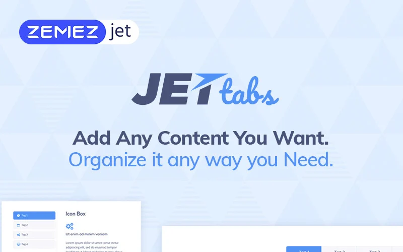 JetTabs – Elementor Sayfa Oluşturucu